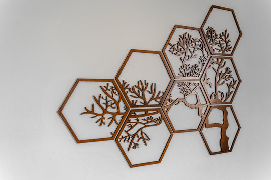 модулна картина дърво