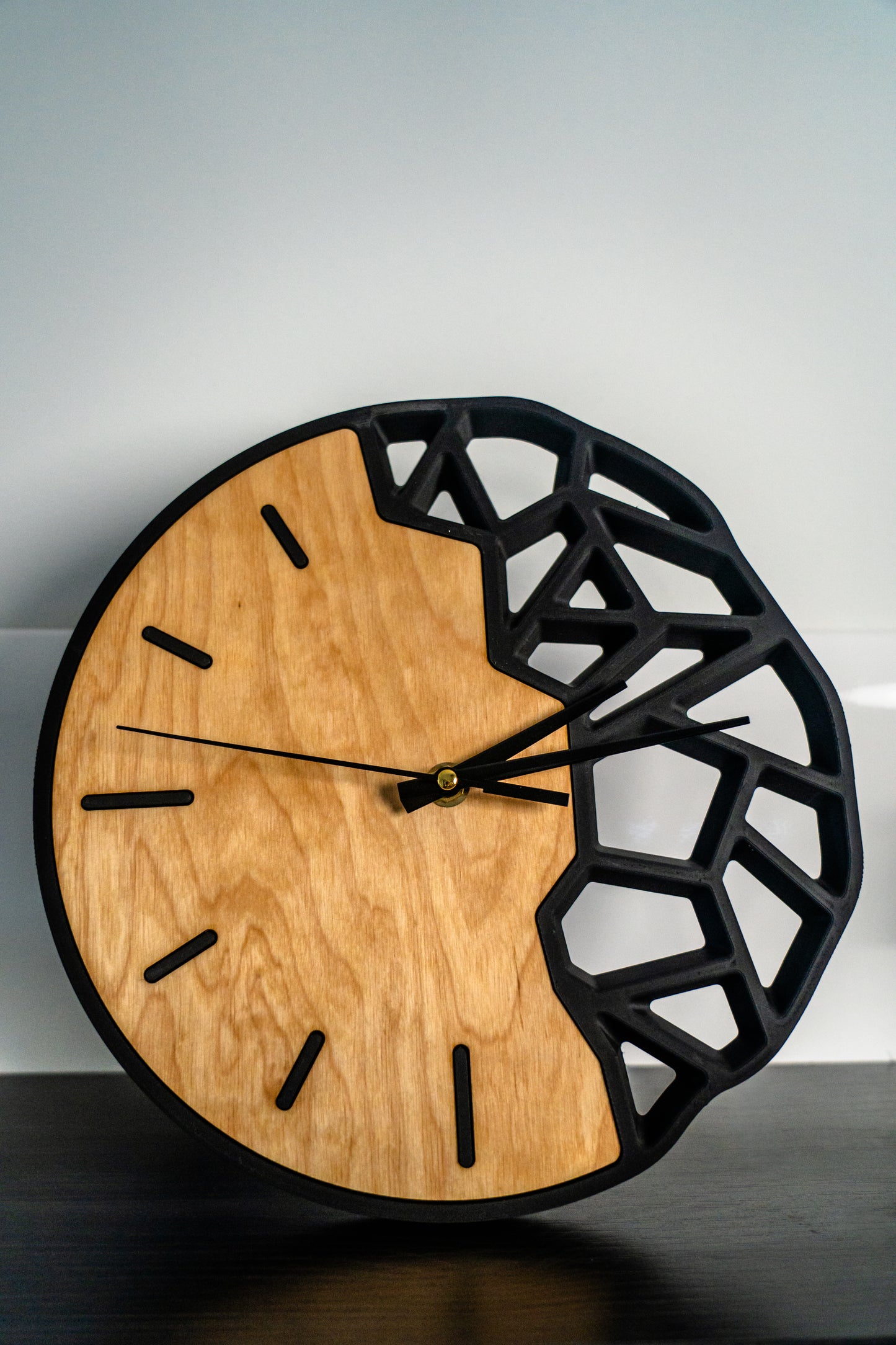 Minimalistic and abstract clock