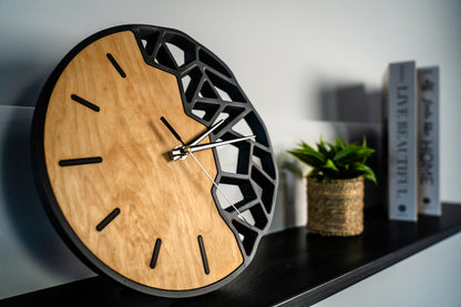 Minimalistic and abstract clock