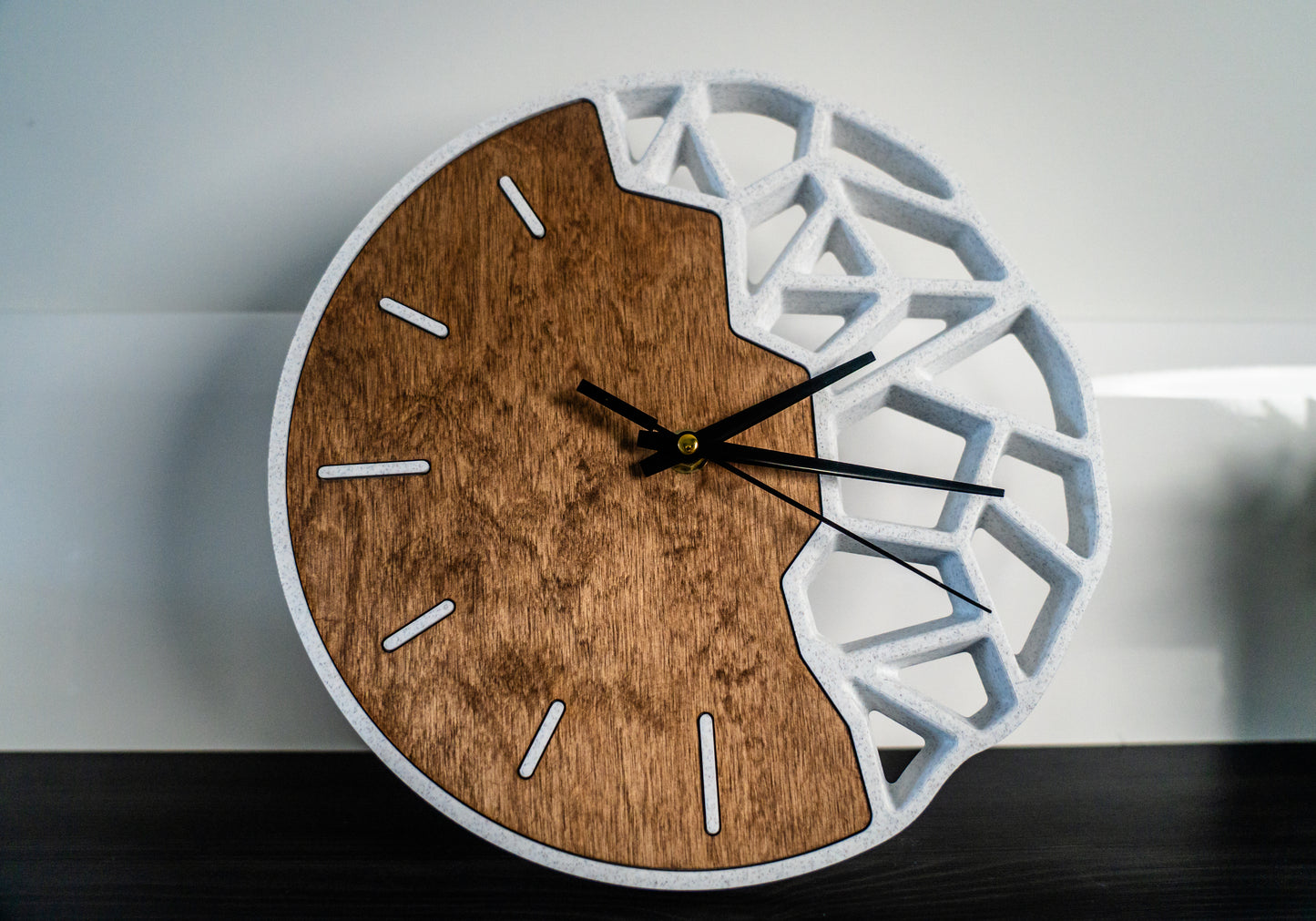 Minimalistic and abstract clock
