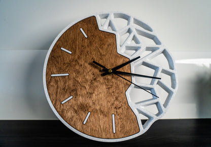 Minimalistic and abstract clock