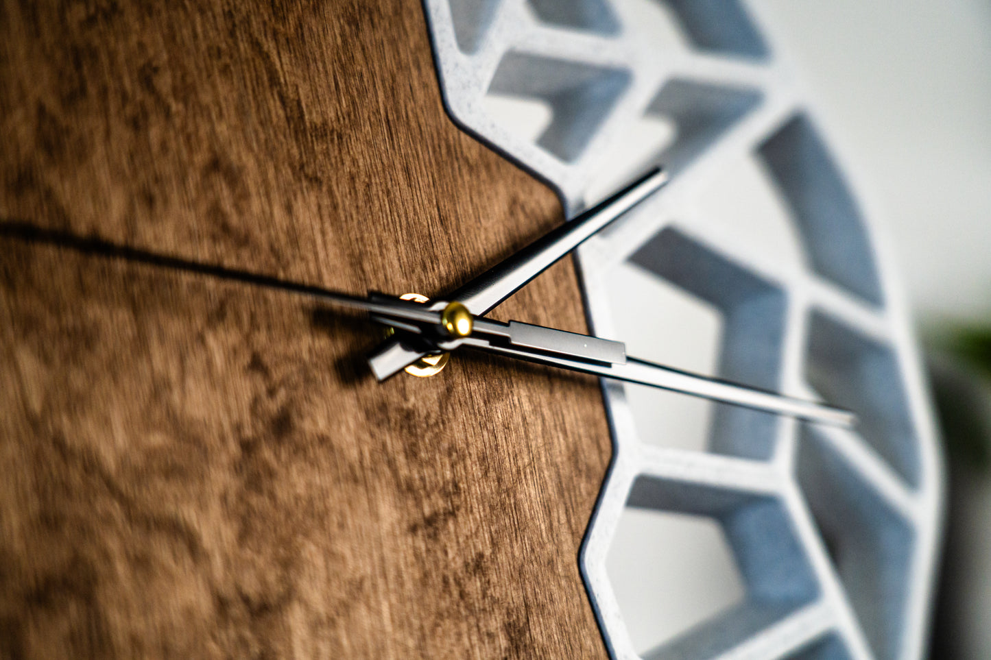 Minimalistic and abstract clock