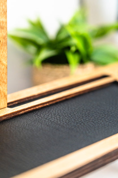 Wooden organizer for living room and hallway