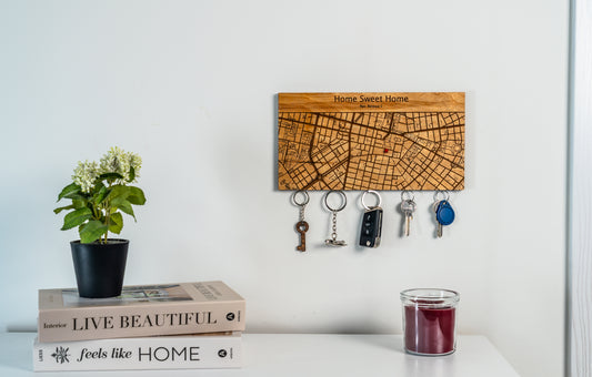 Персонализирана магнитна стойка за ключове