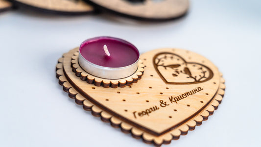 Персонализиран подаръчен комплект „Сърце и спомен“