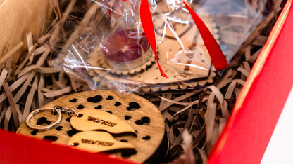 Персонализиран подаръчен комплект „Сърце и спомен“