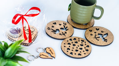 Персонализиран подаръчен комплект „Сърце и спомен“