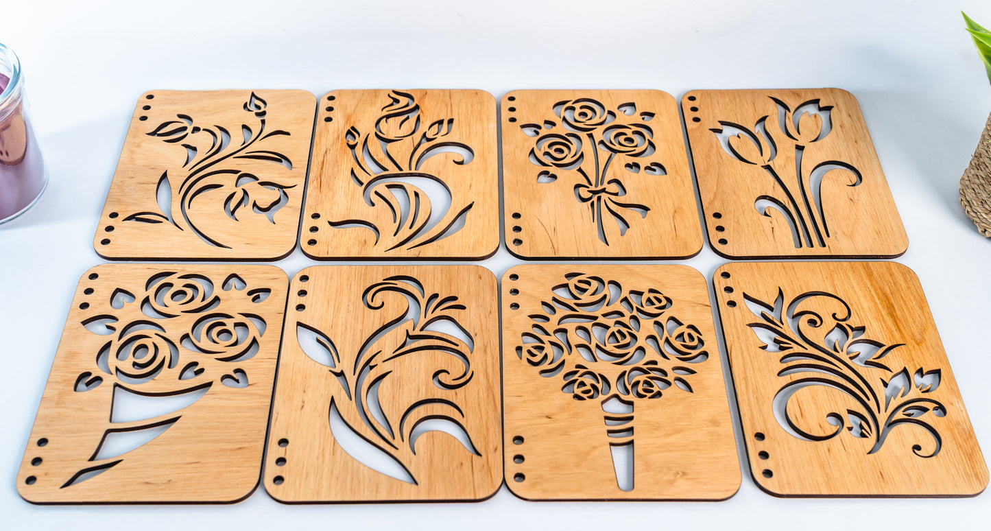 Персонализирана дървена картичка с послание